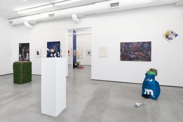 Installation view of Monsieur Zohore: MZ.25 (My Condolences) at M+B, 2023