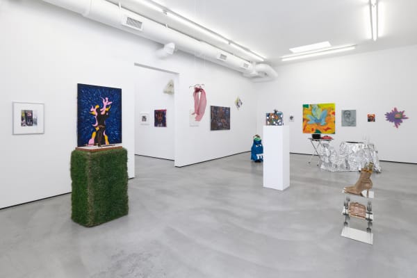 Installation view of Monsieur Zohore: MZ.25 (My Condolences) at M+B, 2023