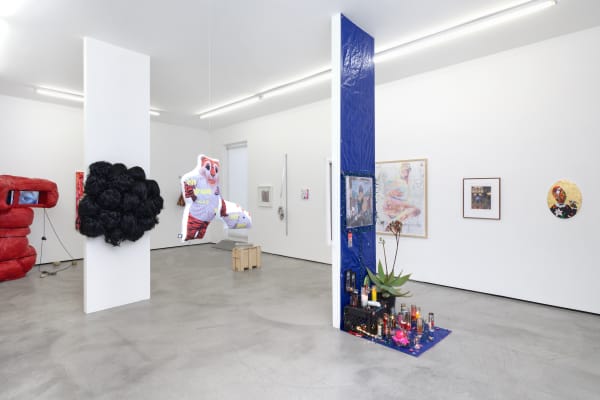 Installation view of Monsieur Zohore: MZ.25 (My Condolences) at M+B, 2023