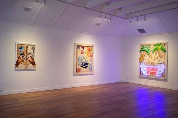 Installation view of Katelyn Ledford: Virtuous Virtuousity at M+B, Los Angeles, 2023