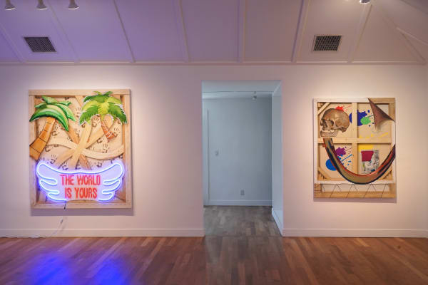 Installation view of Katelyn Ledford: Virtuous Virtuousity at M+B, Los Angeles, 2023