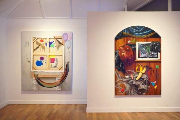 Installation view of Katelyn Ledford: Virtuous Virtuousity at M+B, Los Angeles, 2023