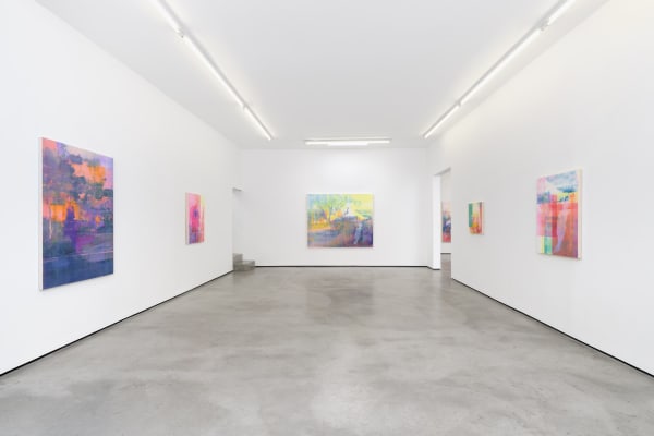 Installation view of Zoe Walsh: When the breezes start at M+B, 2023