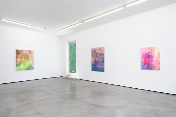 Installation view of Zoe Walsh: When the breezes start at M+B, 2023