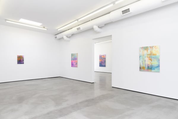Installation view of Zoe Walsh: When the breezes start at M+B, 2023