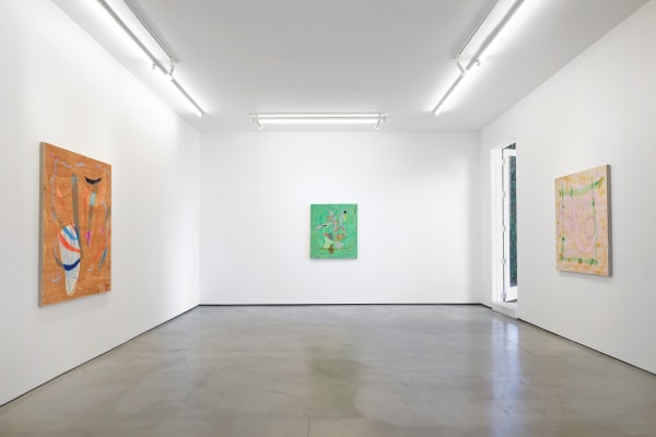 Installation view of Clare Grill: Wich Language at M+B, Los Angeles