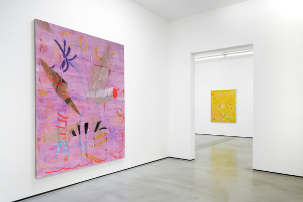 Installation view of Clare Grill: Wich Language at M+B, Los Angeles