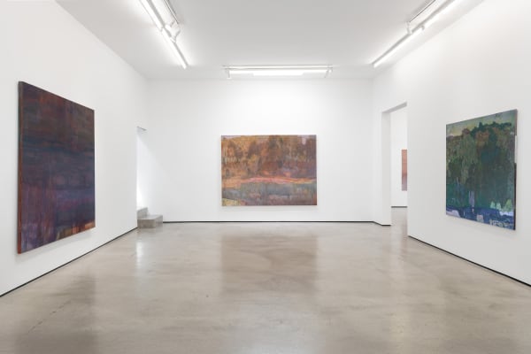 Installation view of Catherine Fairbanks: Nurses Under Lakes, M+B, Los Angeles,