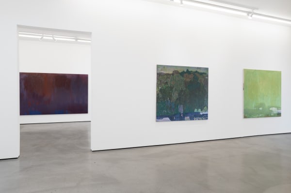 Installation view of Catherine Fairbanks: Nurses Under Lakes, M+B, Los Angeles,
