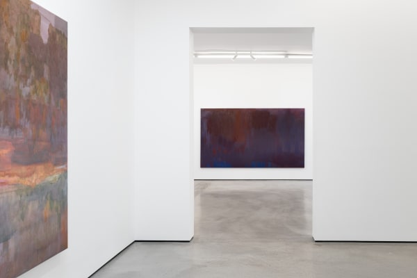 Installation view of Catherine Fairbanks: Nurses Under Lakes, M+B, Los Angeles,