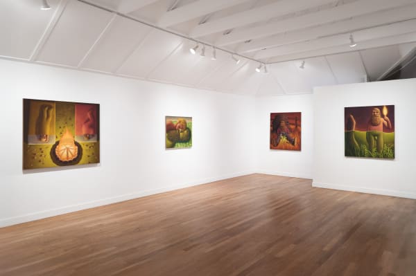 Installation view of Nat Meade: Tomorrow, the Flood at M+B, Los Angeles, 2024