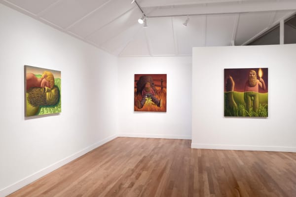 Installation view of Nat Meade: Tomorrow, the Flood at M+B, Los Angeles, 2024