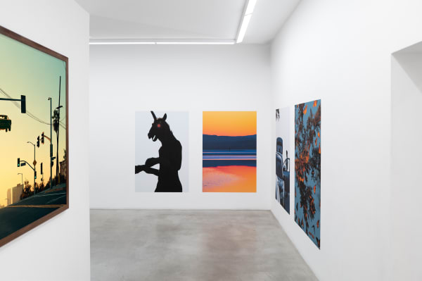 Installation view of Matthew Porter: Bright Sun Sours at M+B, Los Angeles, 2024
