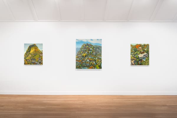 Installation view of Matthew Rosenquist & Rob Thom: Somewhere Else, Right Here at M+B, Los Angeles, 2025