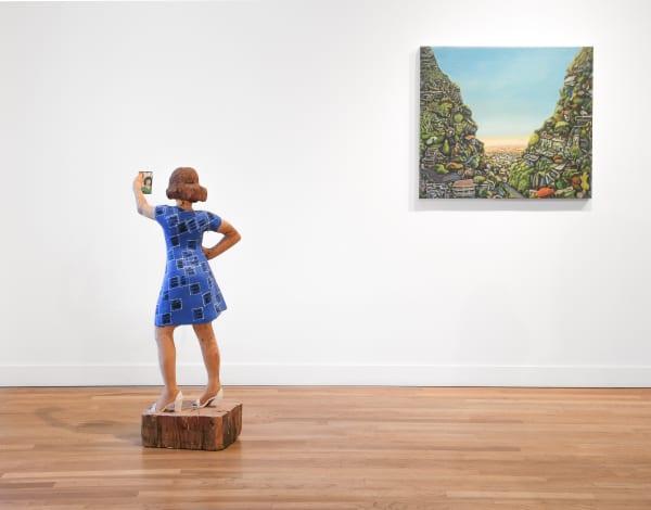 Installation view of Matthew Rosenquist & Rob Thom: Somewhere Else, Right Here at M+B, Los Angeles, 2025