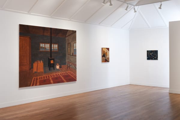 Installation view of James Morse: Prairie Cloth & Northern Pine