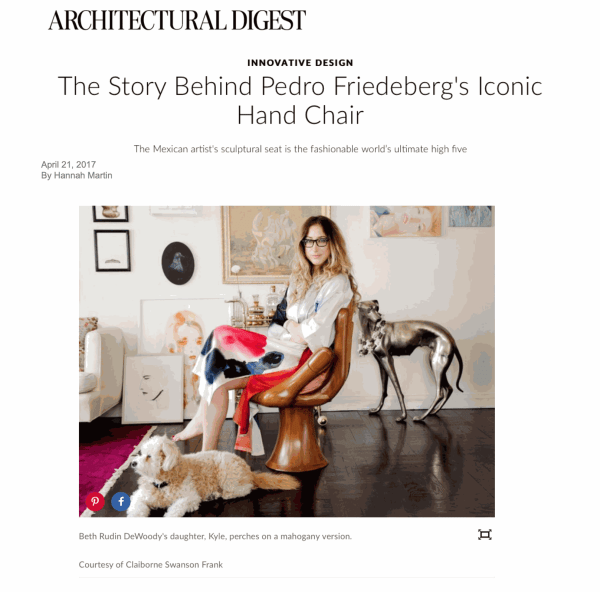 The Story Behind Pedro Friedeberg's Iconic Hand Chair