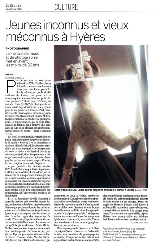 Review: Jeunes inconnus et vieux meconnus a Hyeres