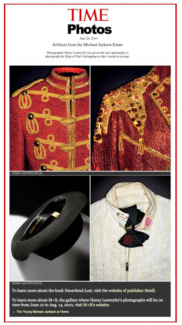 Artifacts from the Michael Jackson Estate