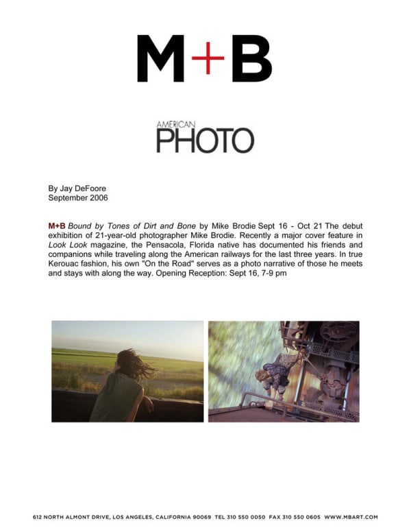 Photography Exhibitions in Los Angeles