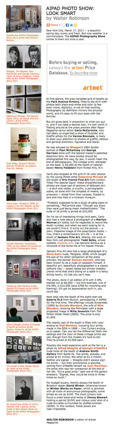 AIPAD Photo Show: Look Smart