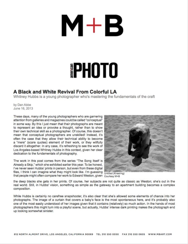 A Black and White Revival From Colorful LA
