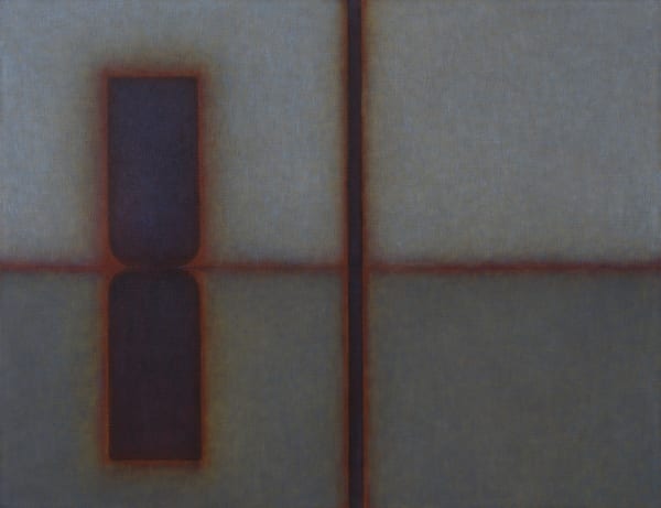 Emma Alcock, Reflection with line, 2017