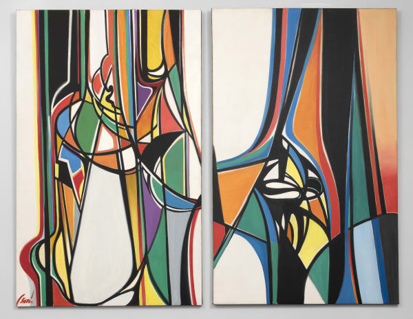 Georges Csató, Untitled Diptych, No-41a & No-41b, 1970