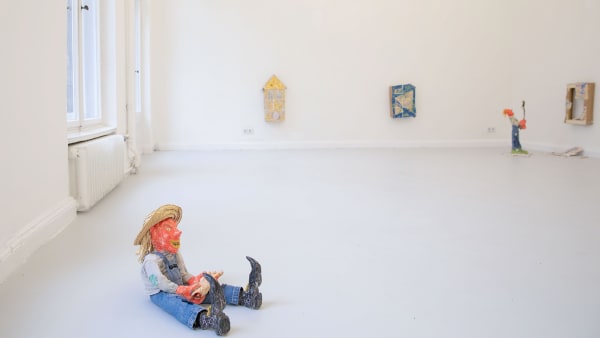 Installation view, Triptych and Two Balconies, 2019/20, courtesy of the artits and Hua international, Berlin