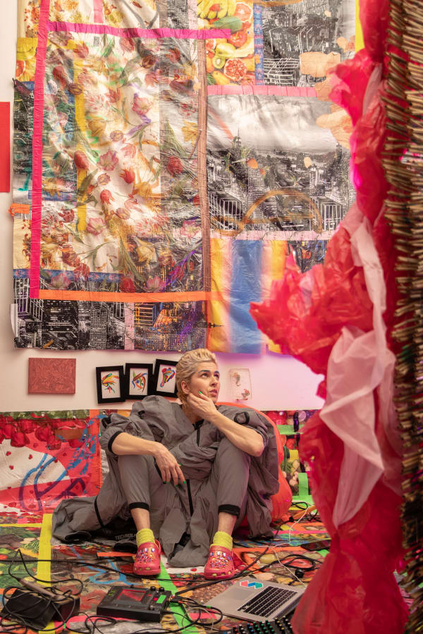 Installation view, Triptych and Two Balconies, 2019/20, courtesy of the artits and Hua international, Berlin