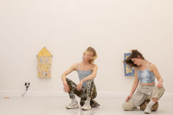 Installation view, Triptych and Two Balconies, 2019/20, courtesy of the artits and Hua international, Berlin