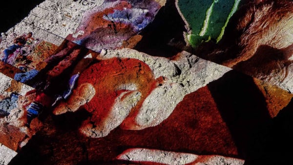 The Truth Lies in the Eye of Beholder, 2021, Isabella Fürnkäs, video installation, 10:38min, loop/colour, sound, text spoken by Ariel Gaba, edition of 2+1AP, photo by Timo Ohler, courtesy of the artist and Hua International
