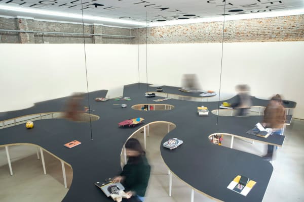 “Residue of the implicated body”, 2021, Rafael Domenech, Plywood, archivalglue, laser-printonvariouspapers, foundconcreterock, Unique, 37.5cm×22cm×26.5cm, courtesy of the artist and the Hua International, Beijing