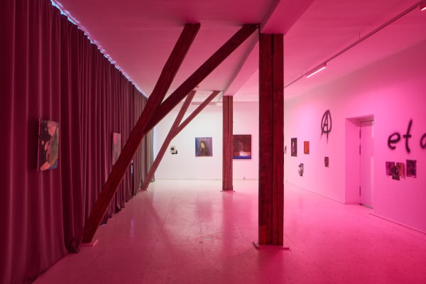 The Night Eats All Objects, 2024,Lea von Wintzingerode with Paul DD Smith, Adrijana Gvozdenović, and Filipe Lippe/Mr. Cosmic Slop, Hua International Berlin, photos by Joe Clark. Courtesy of the artist and Hua International.