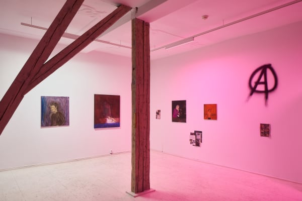 The Night Eats All Objects, 2024,Lea von Wintzingerode with Paul DD Smith, Adrijana Gvozdenović, and Filipe Lippe/Mr. Cosmic Slop, Hua International Berlin, photos by Joe Clark. Courtesy of the artist and Hua International.