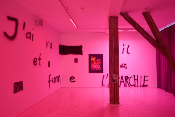The Night Eats All Objects, 2024,Lea von Wintzingerode with Paul DD Smith, Adrijana Gvozdenović, and Filipe Lippe/Mr. Cosmic Slop, Hua International Berlin, photos by Joe Clark. Courtesy of the artist and Hua International.