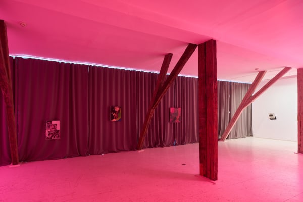 The Night Eats All Objects, 2024,Lea von Wintzingerode with Paul DD Smith, Adrijana Gvozdenović, and Filipe Lippe/Mr. Cosmic Slop, Hua International Berlin, photos by Joe Clark. Courtesy of the artist and Hua International.