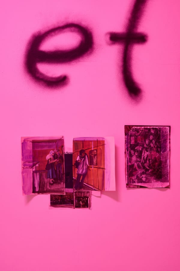 The Night Eats All Objects, 2024,Lea von Wintzingerode with Paul DD Smith, Adrijana Gvozdenović, and Filipe Lippe/Mr. Cosmic Slop, Hua International Berlin, photos by Joe Clark. Courtesy of the artist and Hua International.