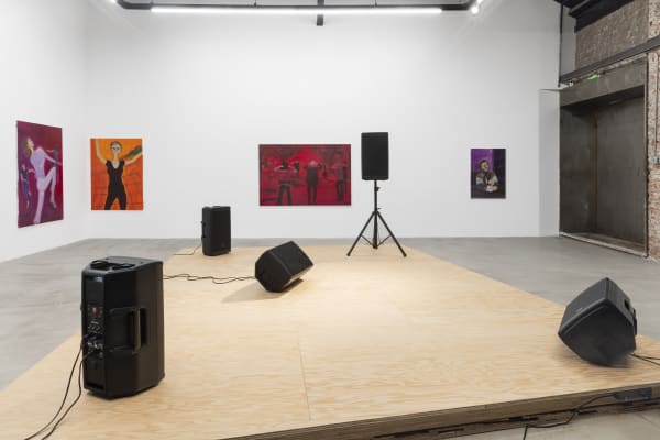 Installation view, 2024, Lea von Wintzingerode, “Our Eyes Felt Like Canyons” at Hua International Beijing, photo by Hao Yang, courtesy of the artist and Hua International.