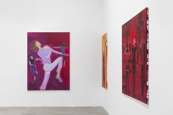 Installation view, 2024, Lea von Wintzingerode, “Our Eyes Felt Like Canyons” at Hua International Beijing, photo by Hao Yang, courtesy of the artist and Hua International.