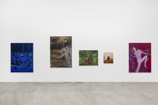 Installation view, 2024, Lea von Wintzingerode, “Our Eyes Felt Like Canyons” at Hua International Beijing, photo by Hao Yang, courtesy of the artist and Hua International.