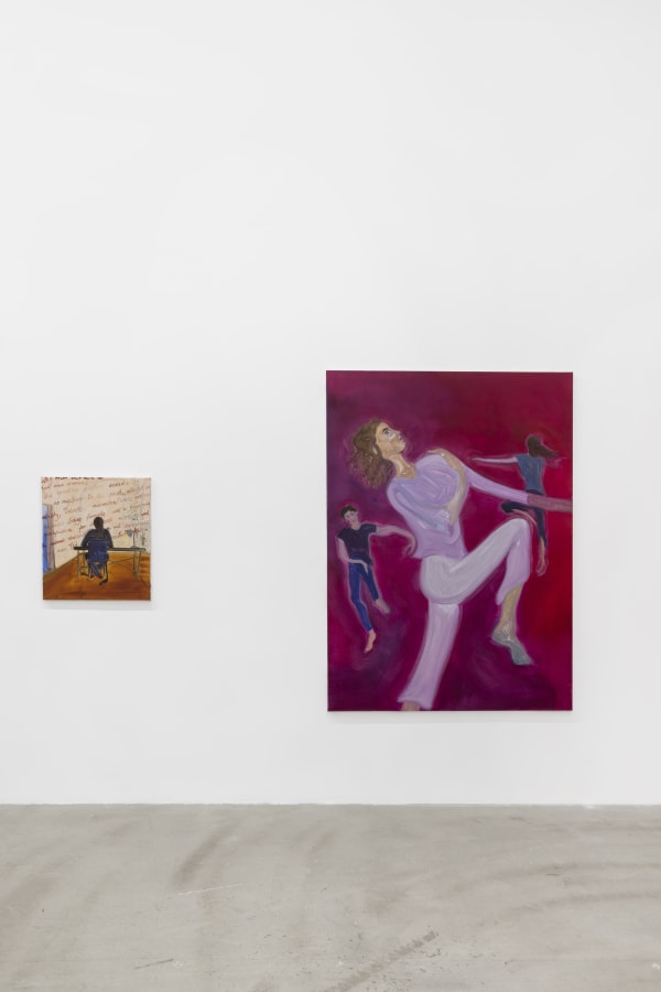 Installation view, 2024, Lea von Wintzingerode, “Our Eyes Felt Like Canyons” at Hua International Beijing, photo by Hao Yang, courtesy of the artist and Hua International.