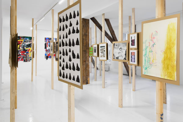Exhibition View, 2025, Splinters of Angst Derelict, at Hua International Berlin. Photo by Joe Clark, courtesy of the arists and Hua International.