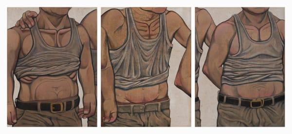 „Have an Arm Around Somebody“, Shi Yi, 2024, acrylic on canvas, 30 x 40cm