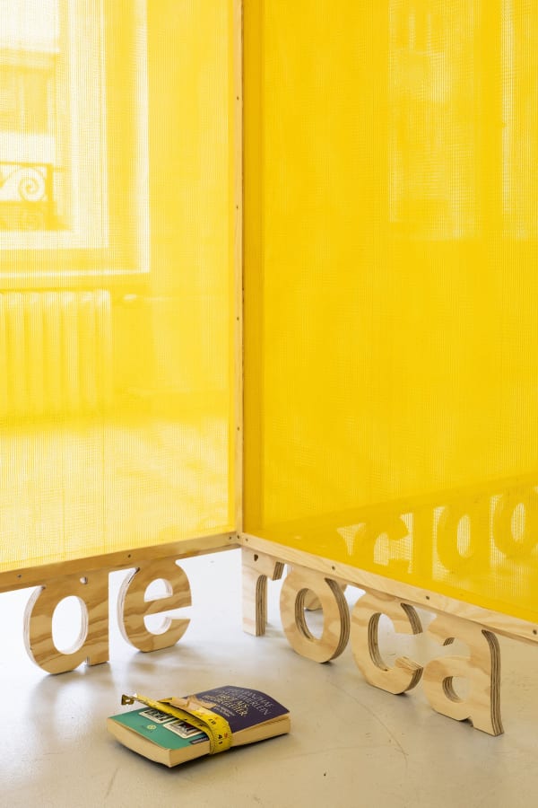 Installation view, 2021, “Notation from Somewhere” by Rafael Domenech, Hua International Berlin, photo by Timo Ohler. Courtesy of the artist and Hua International, Berlin.