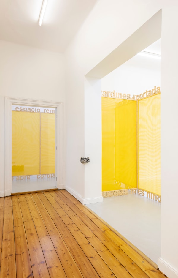 Installation view, 2021, “Notation from Somewhere” by Rafael Domenech, Hua International Berlin, photo by Timo Ohler. Courtesy of the artist and Hua International, Berlin.