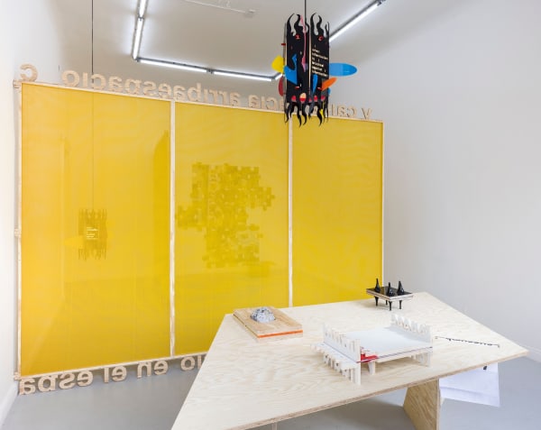 Installation view, 2021, “Notation from Somewhere” by Rafael Domenech, Hua International Berlin, photo by Timo Ohler. Courtesy of the artist and Hua International, Berlin.