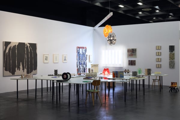 Installation view, 2021, collaboration, Art Cologne, Booth Designed by Krista Xueying Yu.