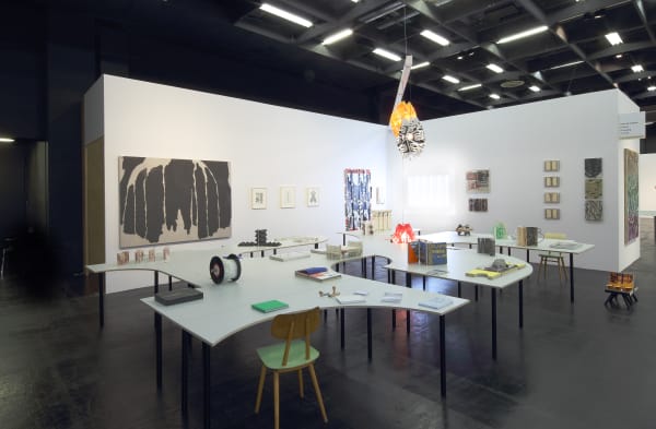 Installation view, 2021, collaboration, Art Cologne, Booth Designed by Krista Xueying Yu.