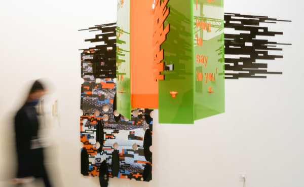 Installation view, 2021, West Bund Art & Design, courtesy of the artists and the Hua International